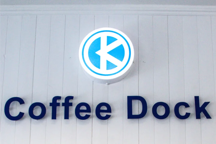 Hot and cold drinks available at the Coffee Dock