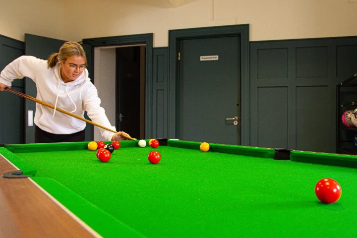Pool table at Kellys Golf Centre
