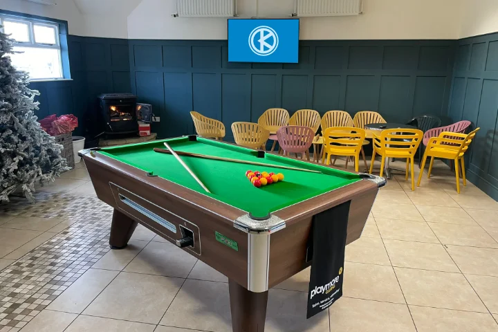 Pool table at Kellys Golf Centre